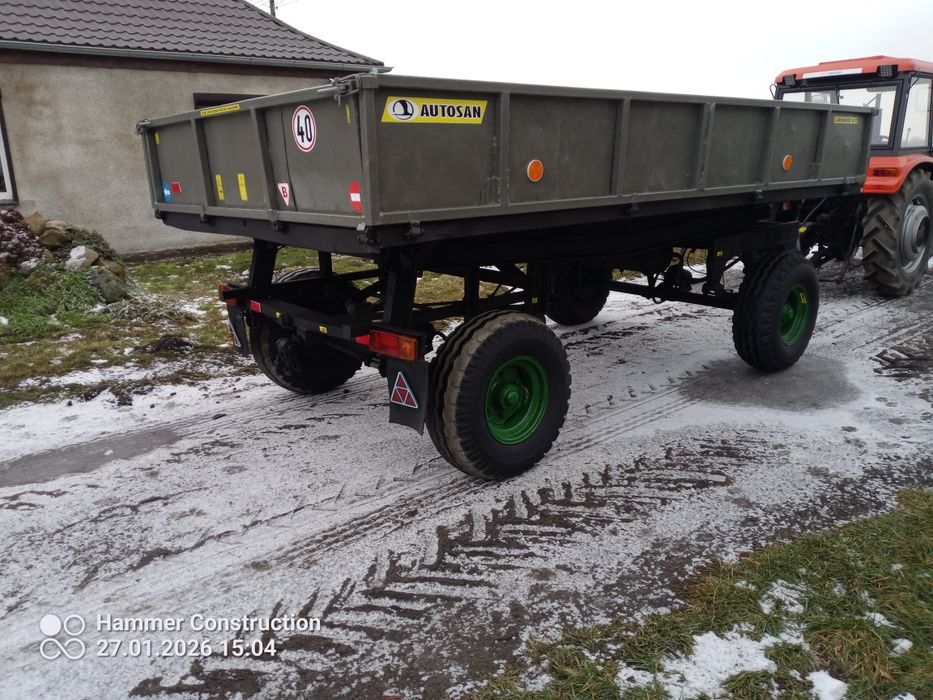Przyczepa wywrotka Autosan Sanok D47 D46 D44 D45 D35 ZAREJESTROWANA