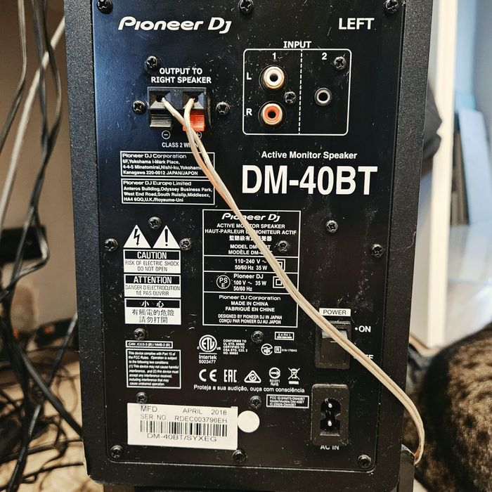 Głośniki /Mnitory DJ PIONEER DM-40D-BT
