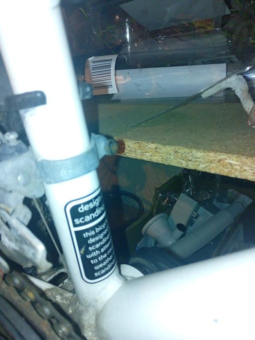 Rower MTB  biały na osprzęcie Shano Acera