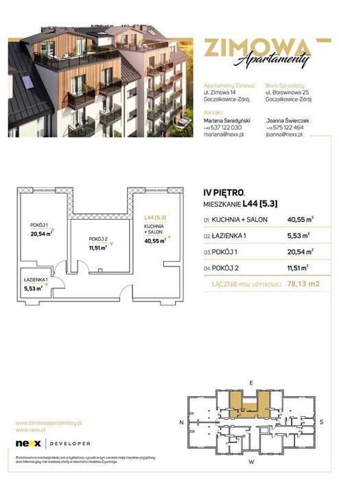 Słoneczne mieszkanie Apartamenty Zimowa - parking w cenie