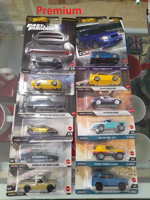 Miniaturas Hotwheels premium e silver series 5€ até 12,50€