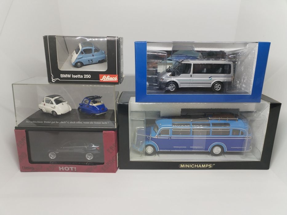 Колекційні масштабні моделі авто Mercedes, BMW, Volkswagen, Honda 1:43