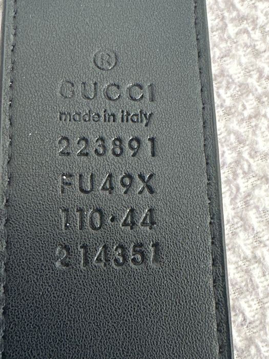 Pasek skórzany GUCCI
