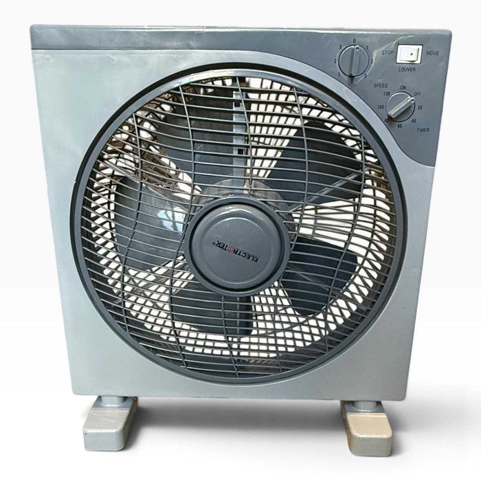 Ventoinha Quadrada ElectroTek ET-F12BX de 12” — 40 W e 3 Velocidades