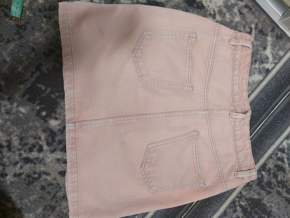 Рожева джинсова спідниця House denim