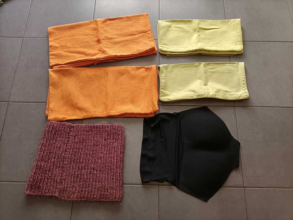 4 capas almofadas +1 body +1 gola