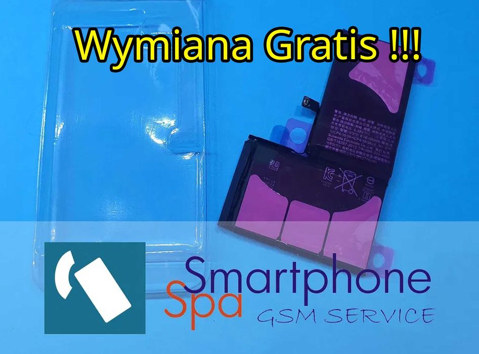 Bateria iPhone X 10 Ekspresowa wymiana baterii GRATIS