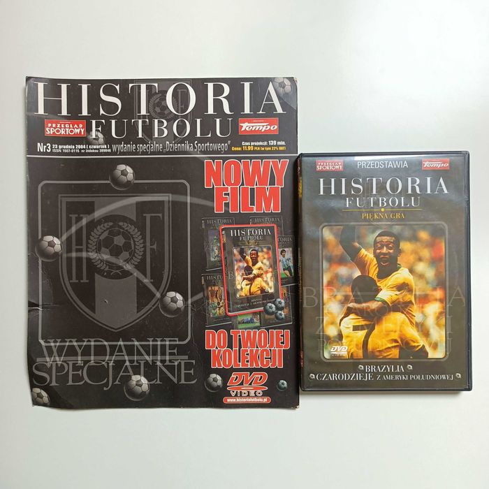 Historia futbolu Piękna gra Brazylia DVD