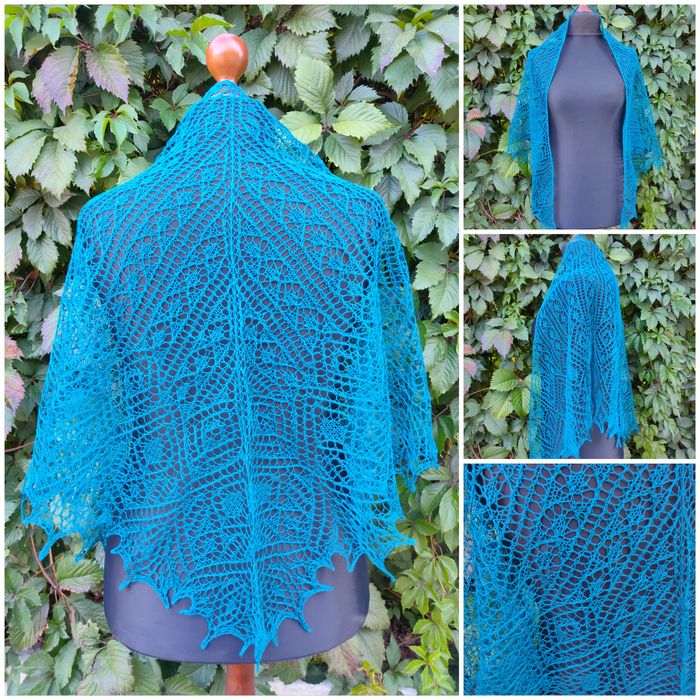 Шаль, фишю, палантин ручной работы