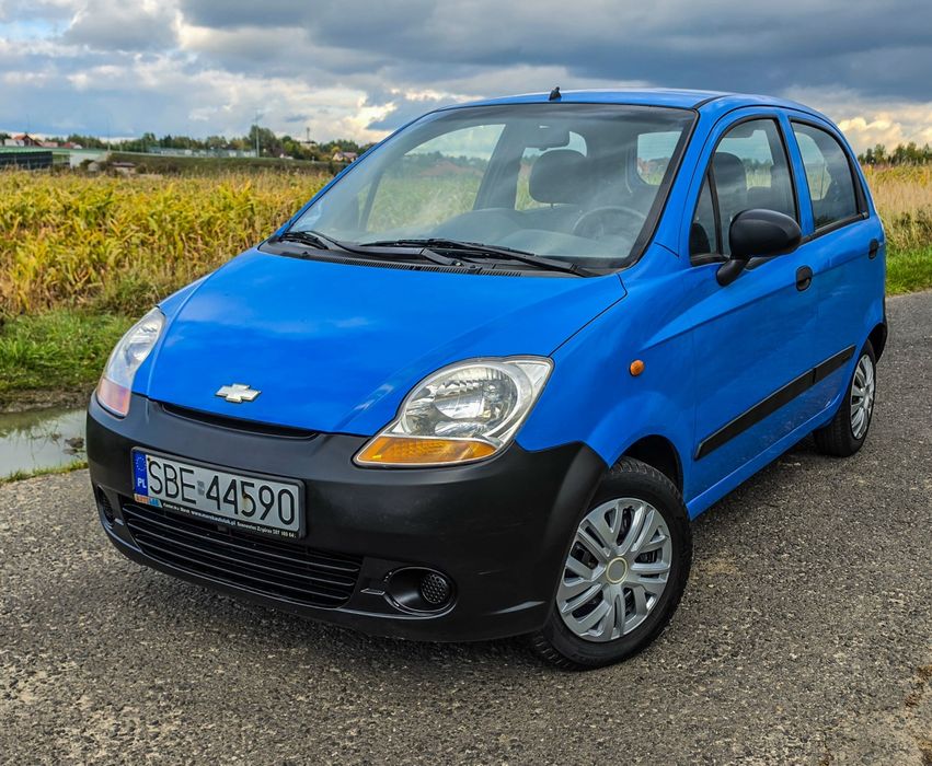 Chevrolet Spark 0.8 52km 2007r 115 tyś km krajówka zero rdzy zadbane auto