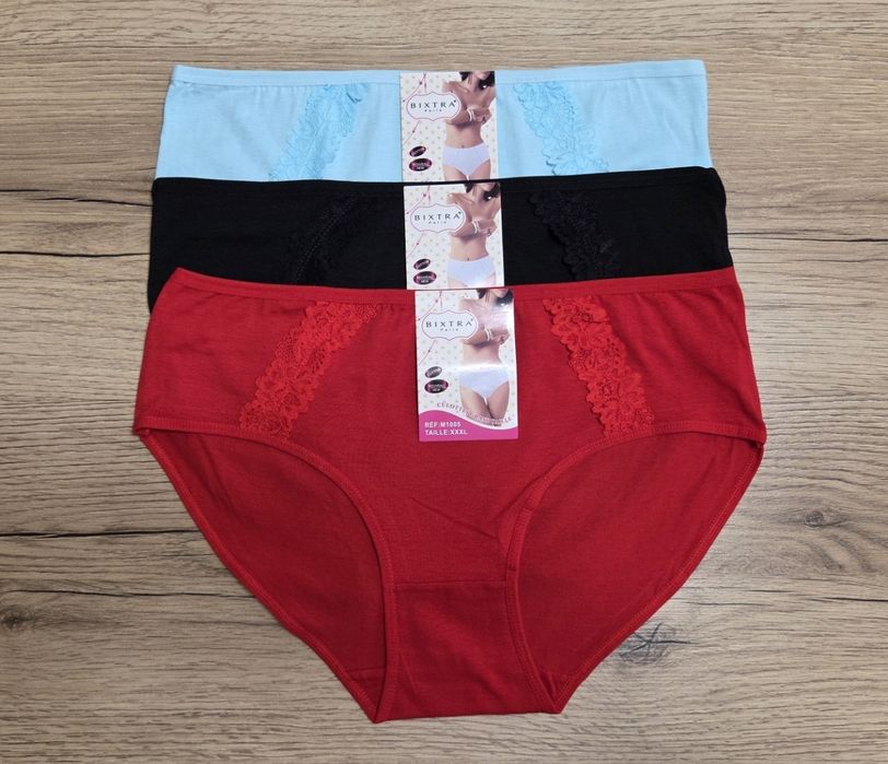 Majtki Damskie komplet 3sztuki 3XL