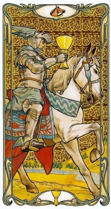 Таро в металевому боксі Ар Нуво  (art nouveau tarot)