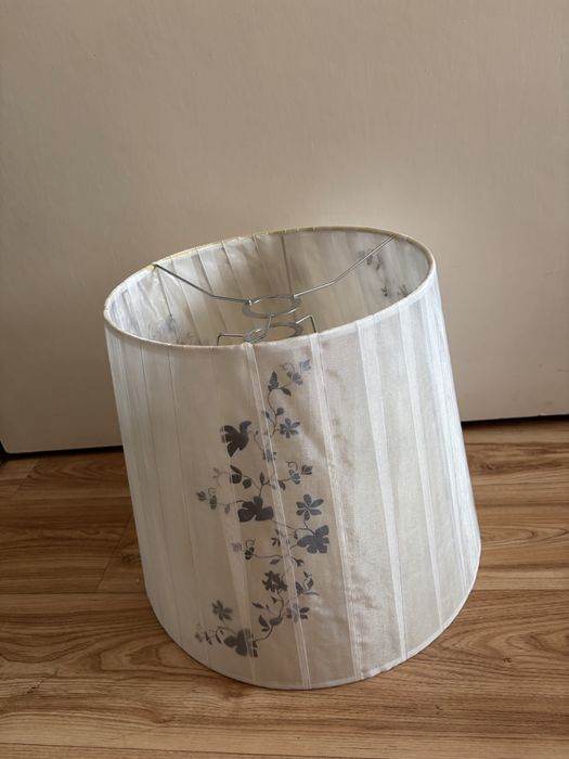 Elegancki dwuczęściowy abażur / klosz do lampy z kryształkami