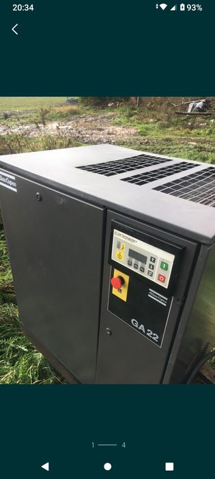 Kompresor śrubowy Atlascopco 3.6m³/min