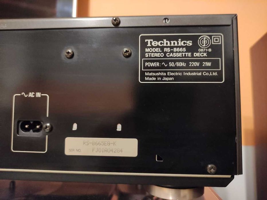Magnetofon kasetowy deck Technics RS-B665 PXS