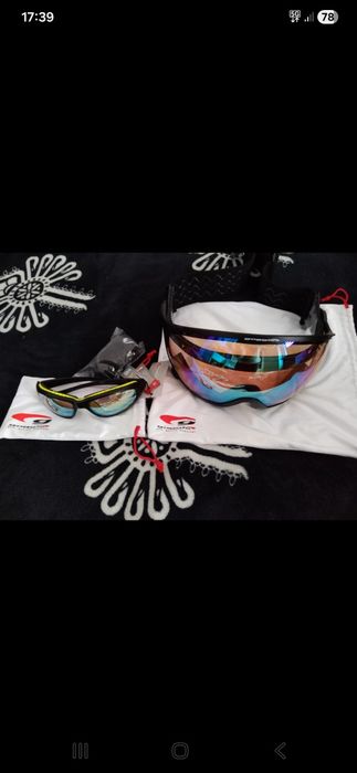 Zestaw kask i Google
