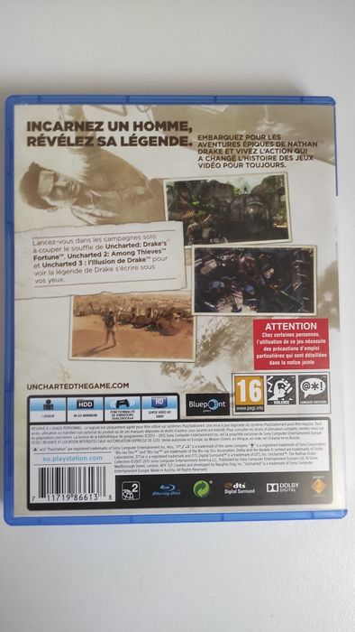 Jogos PS4 Uncharted The Nathan Drake Collection
