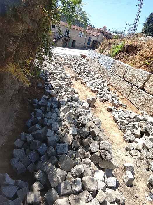 Serviços da obra (calçada)