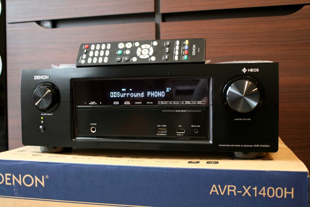 Amplituner Denon Avr X 1400 Bluetooth  Spotify WiFi USB HDMI 2.2