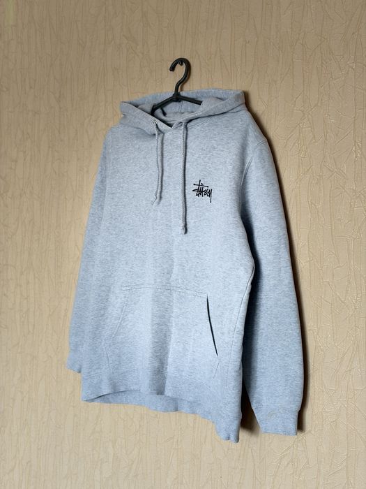 Чоловіче худі Stussy Basic Logo Grey (Оригінал, розмір S)