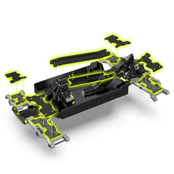 Машинка на радиоуправлении Rlaarlo omni terminator carbon fibre version