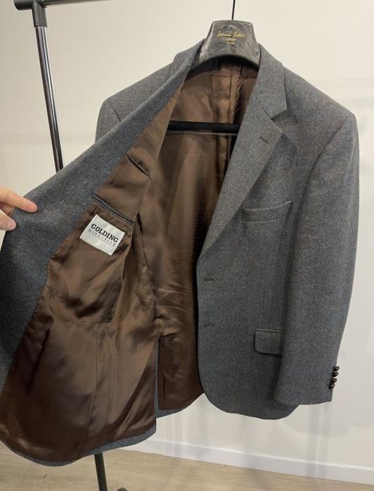 Вінтажний твідовий піджак Golding вовняний