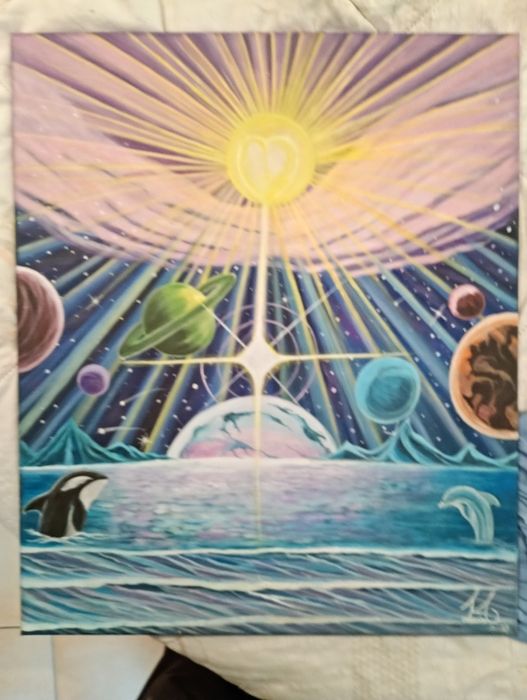 Pinturas em acrilico sobre tela