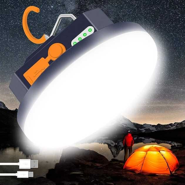 Ліхтар лампа повербанк MOS-14 9900mah 30W (дім, кемпінг, блекаут)