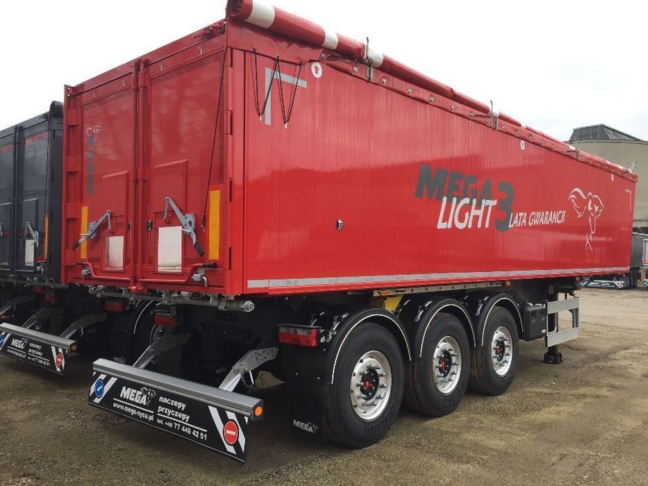Mega 42m3 Naczepa Wywrotka Aluminiowa klapo-drzwi