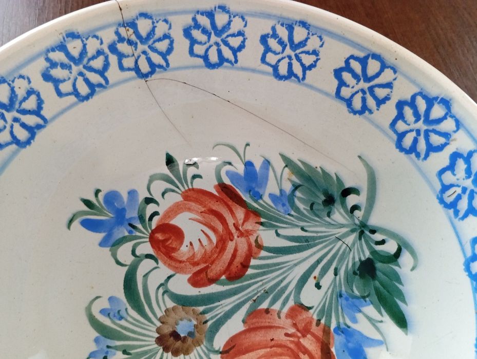 Старовинні дві глибокі  Польські миски для пирогів.