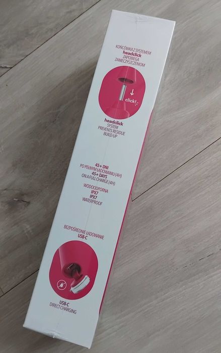 VITAMMY Pura Slim Szczoteczka soniczna do zębów nowej generacji różowa