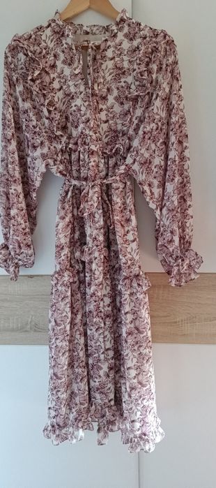 Sukienka maxi kwiaty Laurella