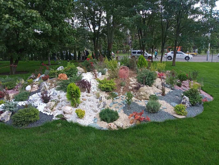 Мармурова галька річкова, крихта мармурова, галька белая, мраморная крошка