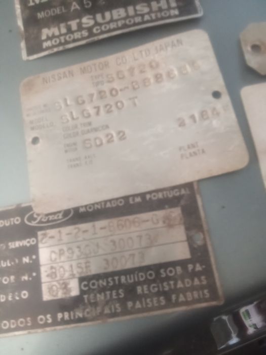 Chapas chassis vintage