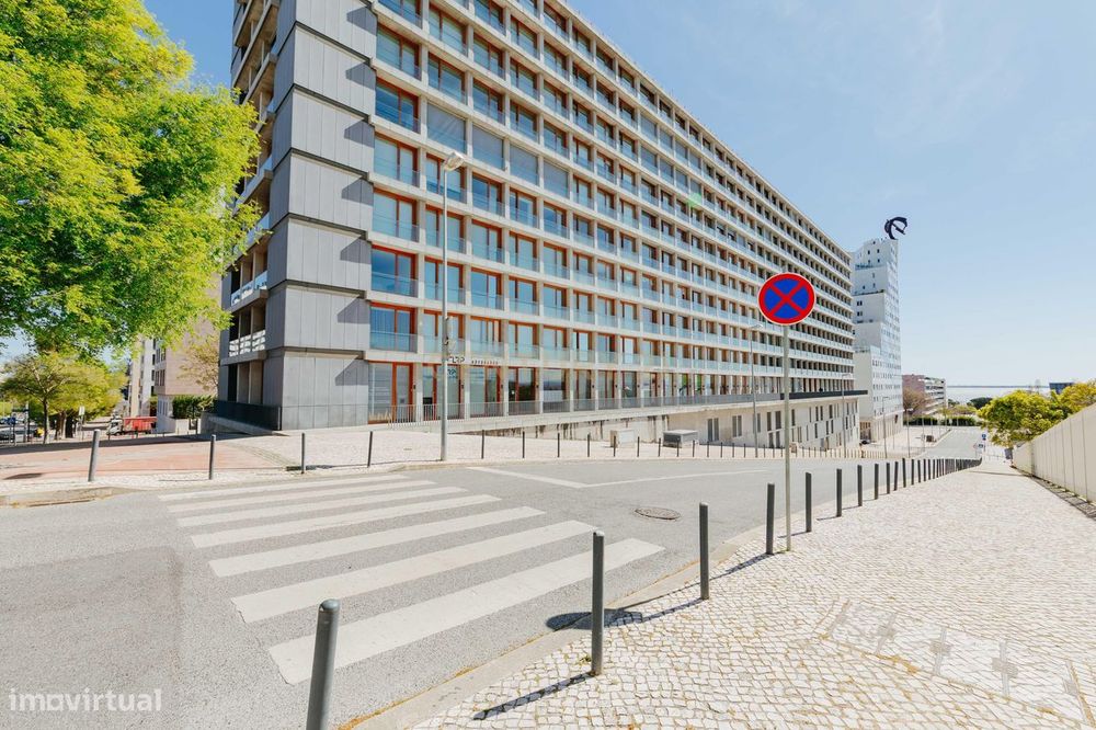 Apartamento T1 Expo Sul - Empreendimento Mar da Palha com vista Rio
