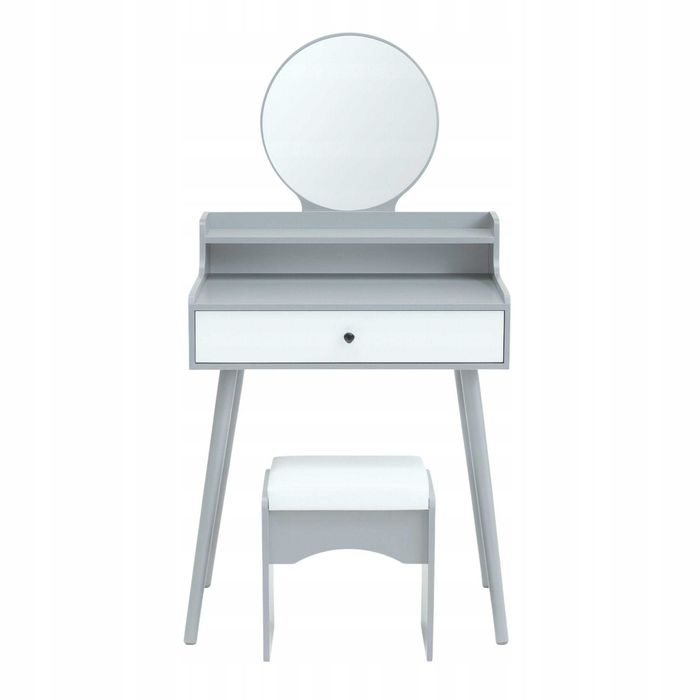 SZARA  Toaletka Kosmetyczna Z Lustrem + PUFA CA-27