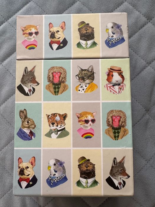 Galison gra memory animal portraits zwierzęta