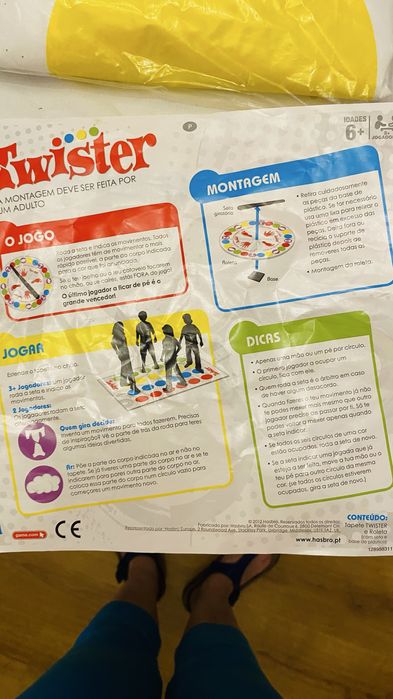 Jogo infantil Twister