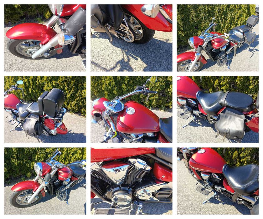 Yamaha XVS 1300 Midnight Star, 2009 r. UBRANA, transport, raty na oświadczenie!