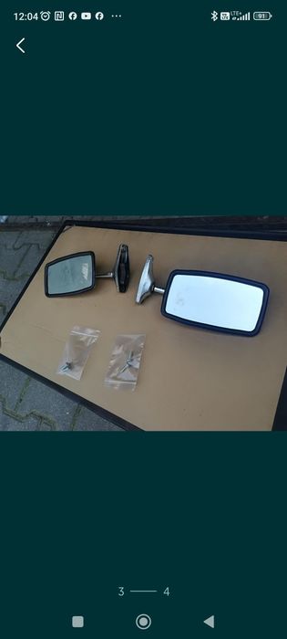 Fiat 126p lusterka chrom nowe 2 sztuki razem