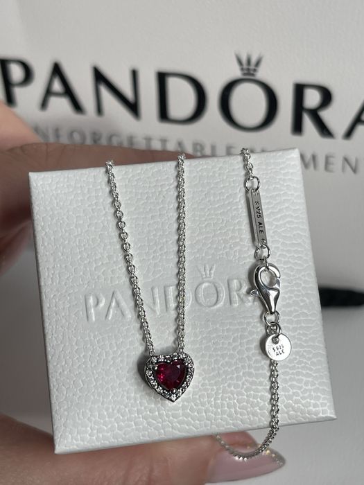 Кольє Pandora по супер ціні(червоне, біле, рожеве)