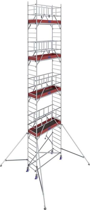 Rusztowanie jezdne KRAUSE PROTEC 1000 - 2,0 x 0,70 m,  wysokośc robocza 10,20 m lekkie aluminiowe, rusztowanie przejezdne,  okazja, tanio