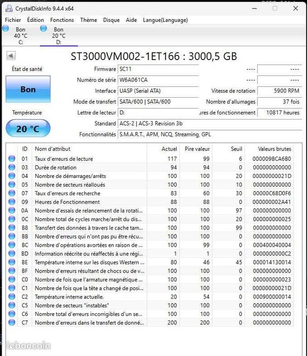 HDD Seagate 3 Tb (як новий)