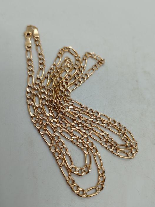 Золотая двухцветная цепочка 61 см 4.99 грамма