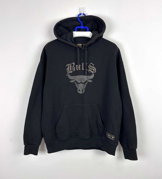 Bluza męska NBA Chicago BULLS boxy hoodie kaptur r. L