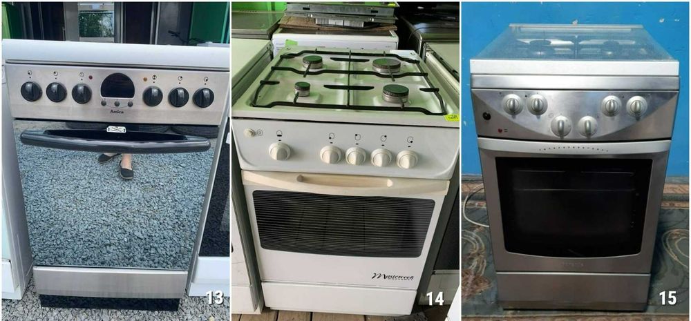 ПЛИТА Газова AMICA XC7831 50 60см Гриль Конвекція Газконтроль ЄВРОПА