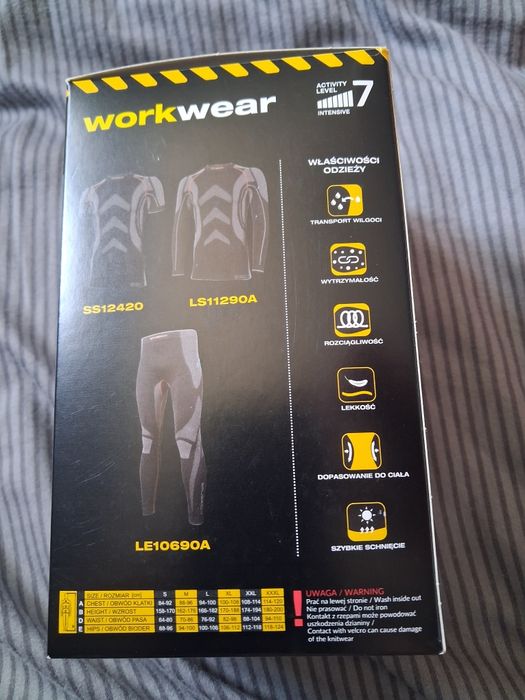 Komplet odzieży termoaktywnej Brubeck workwear XL