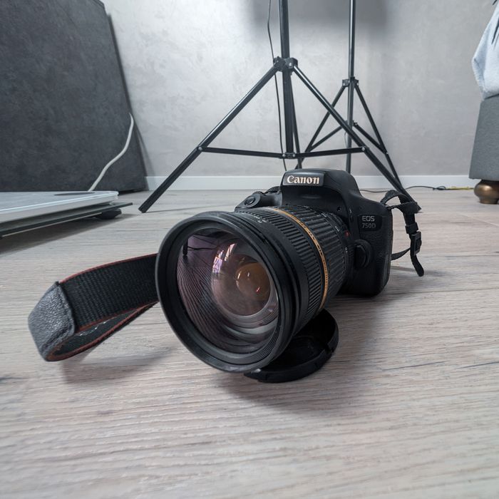 Canon 750D + Tamron 28–75 f/2.8 + сумка