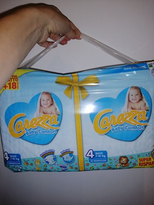 Детские памперсы памперси подгузники пiдгузки Pampers 4 мaxi Carezza