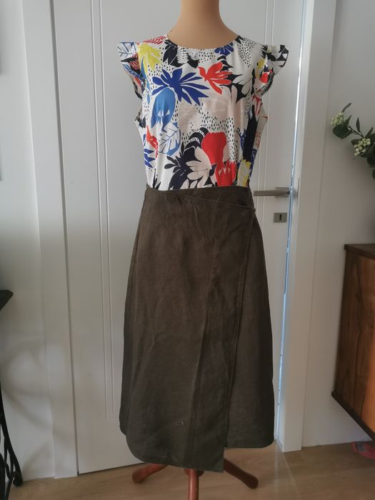 Lniana spódnica Massimo Dutti, rozm. L